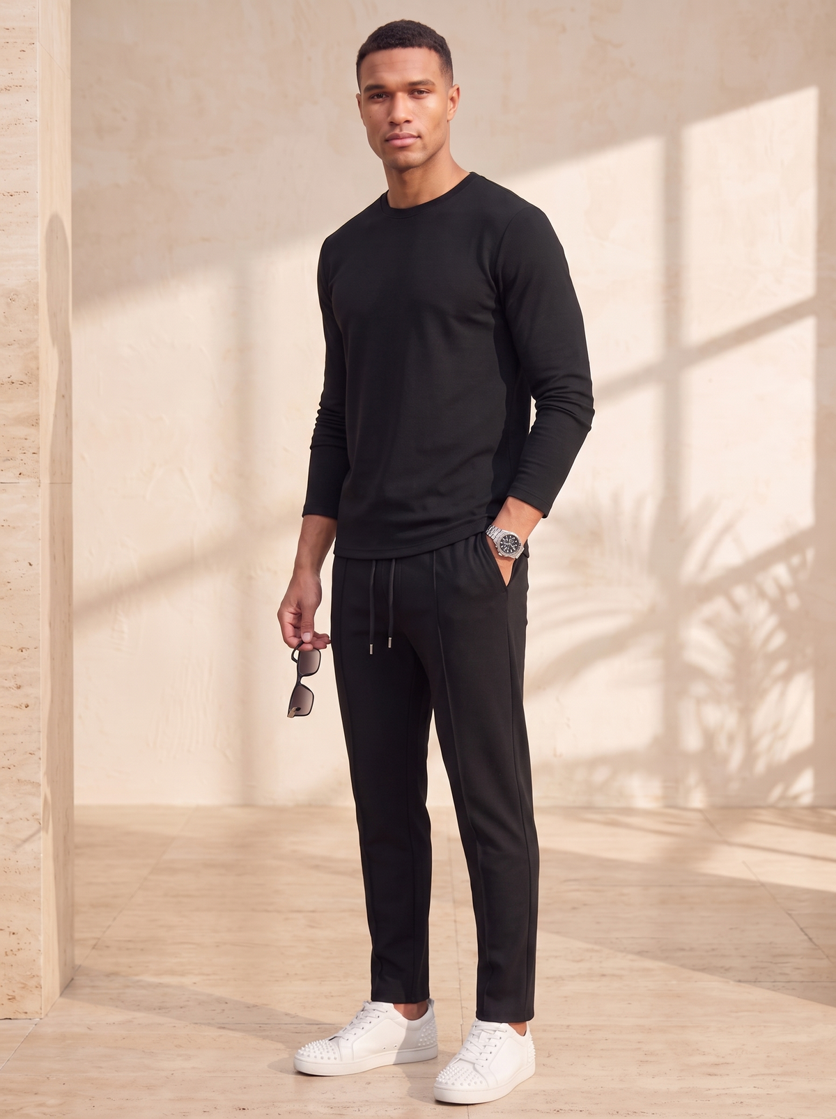 Cotton jogger set regular fit men