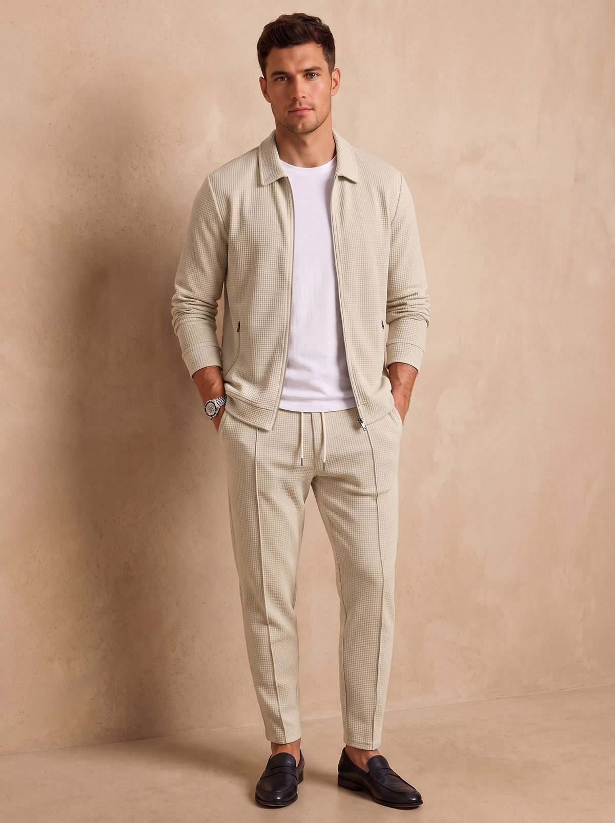 Cotton jacket set for men