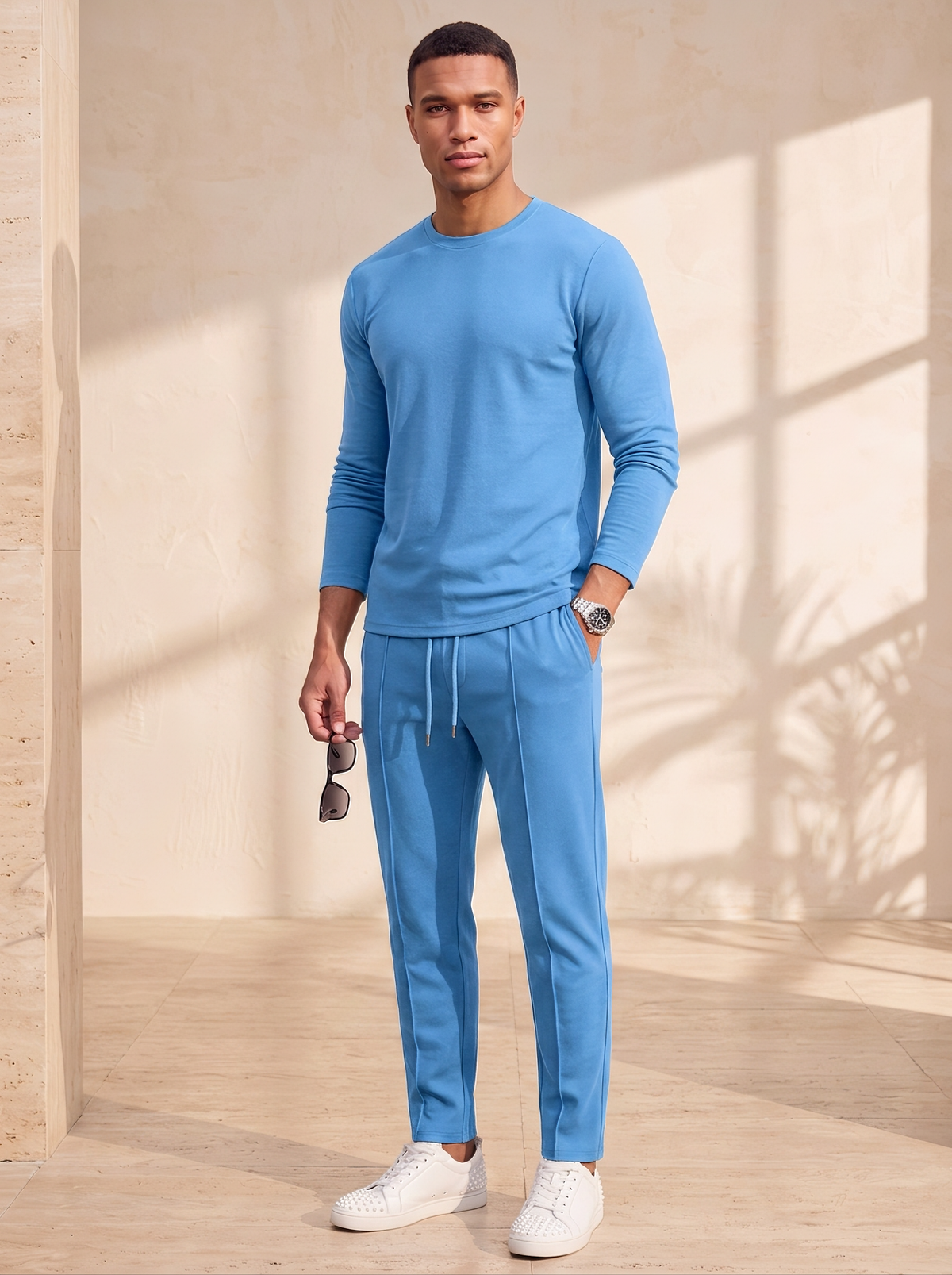 Men's cotton jogger set