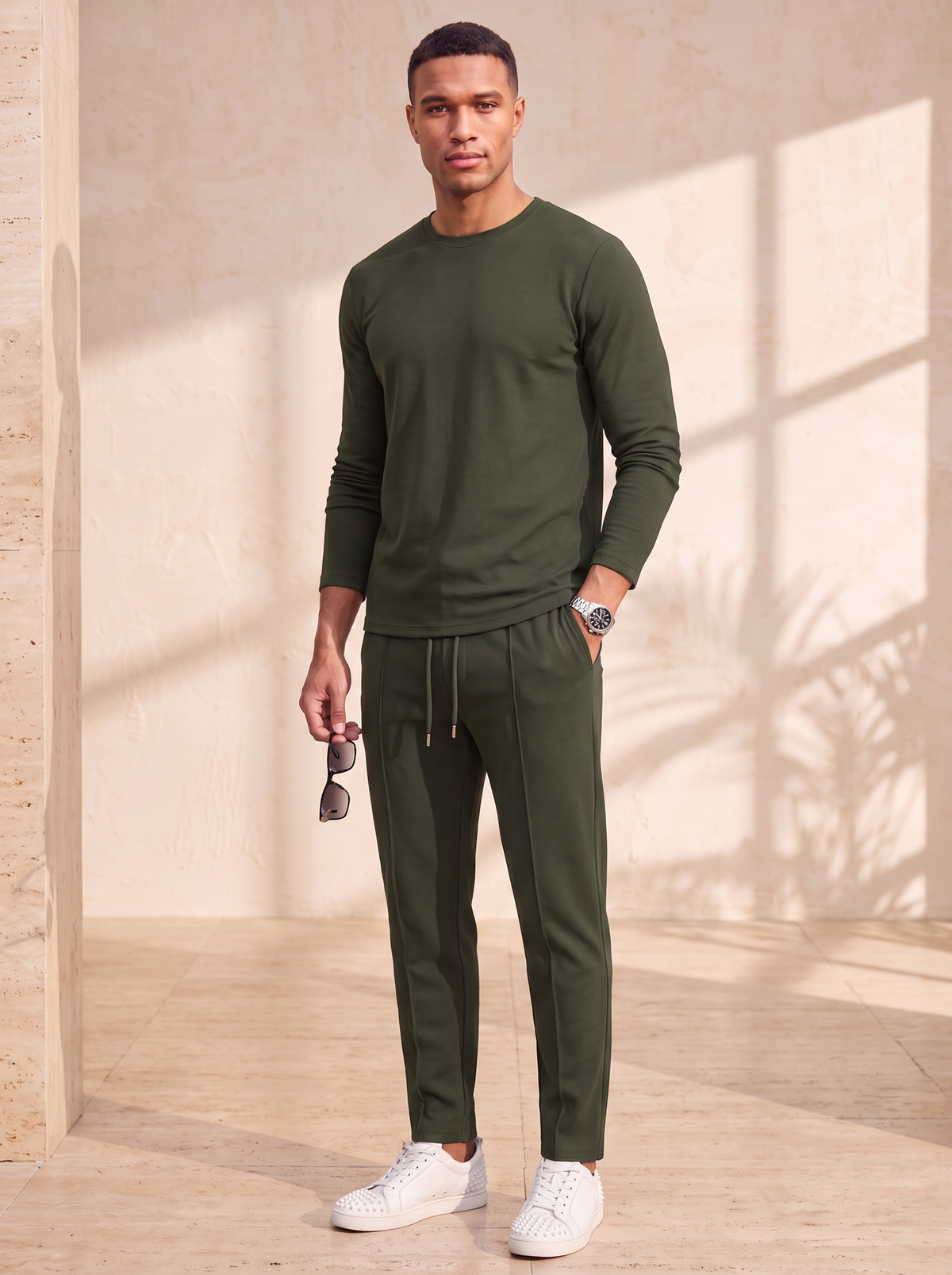 Regular fit jogger set men