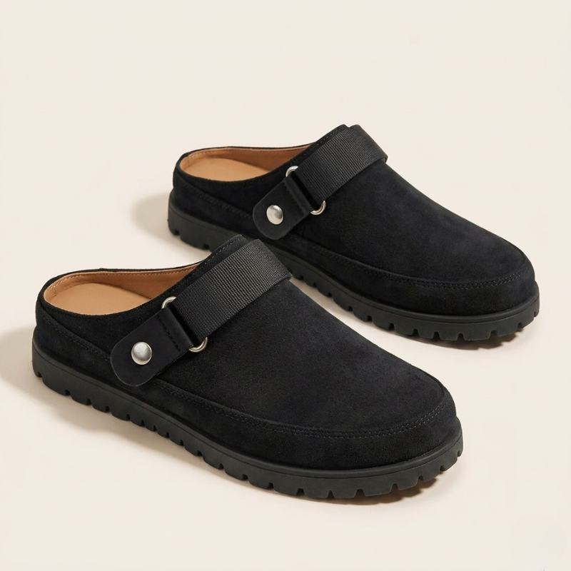 Slip-on construction of women's clogs