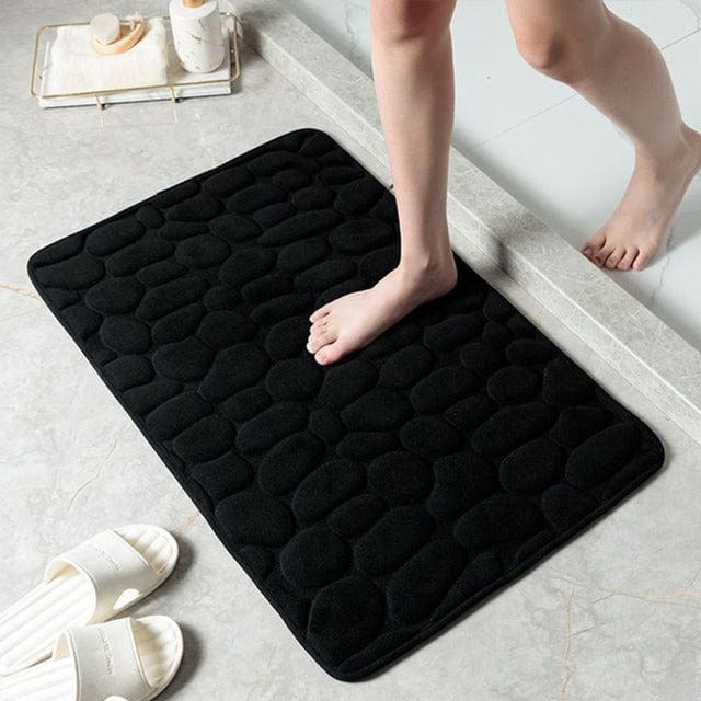 Tapis de Salle de Bain à Motif Galets