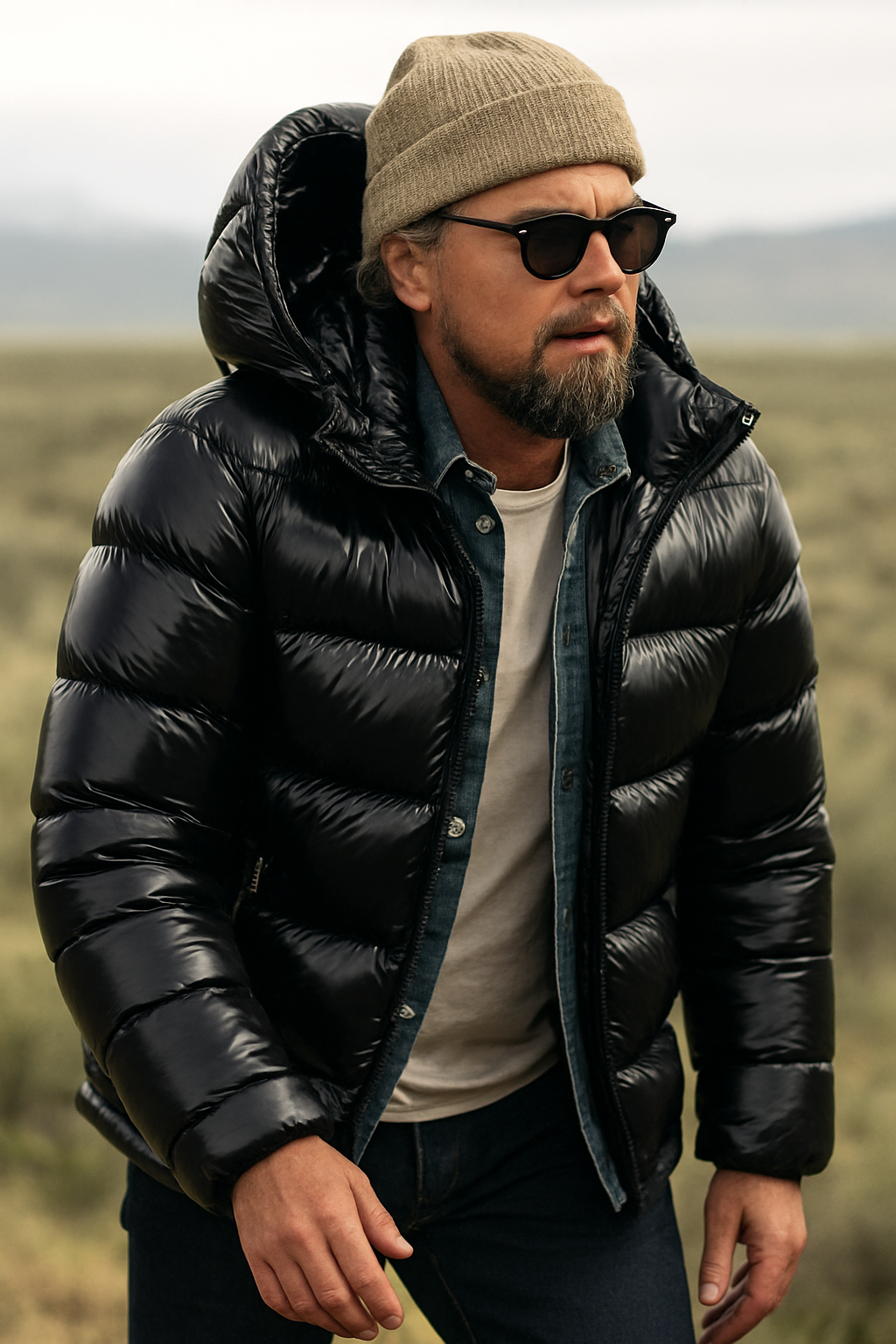 Waterproof jacket with thermal lining and relaxed silhouette for men
