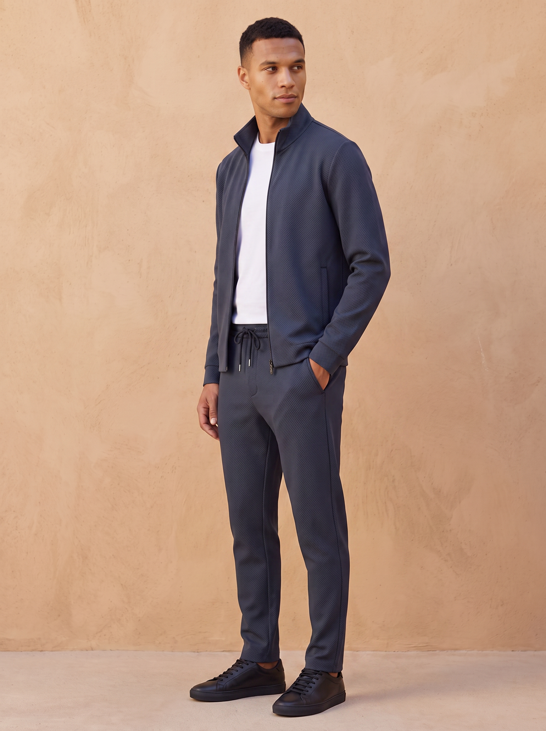 Cotton tracksuit set for men