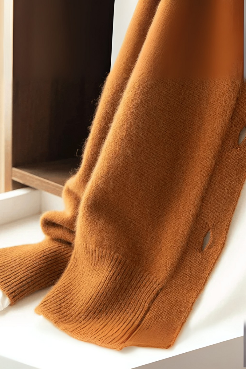 Cardigan Col Montant & Boutons Décoratifs Femme