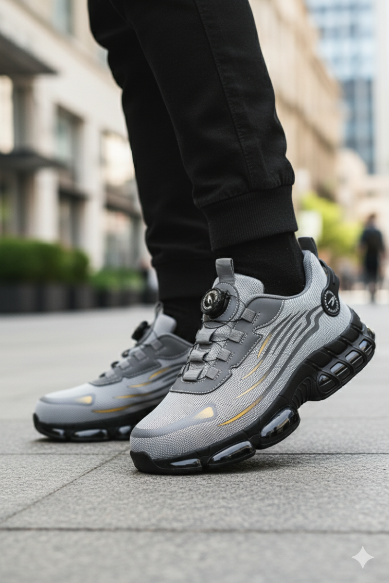 Chaussures de Sécurité à Embout Acier avec Semelles Antidérapantes Homme