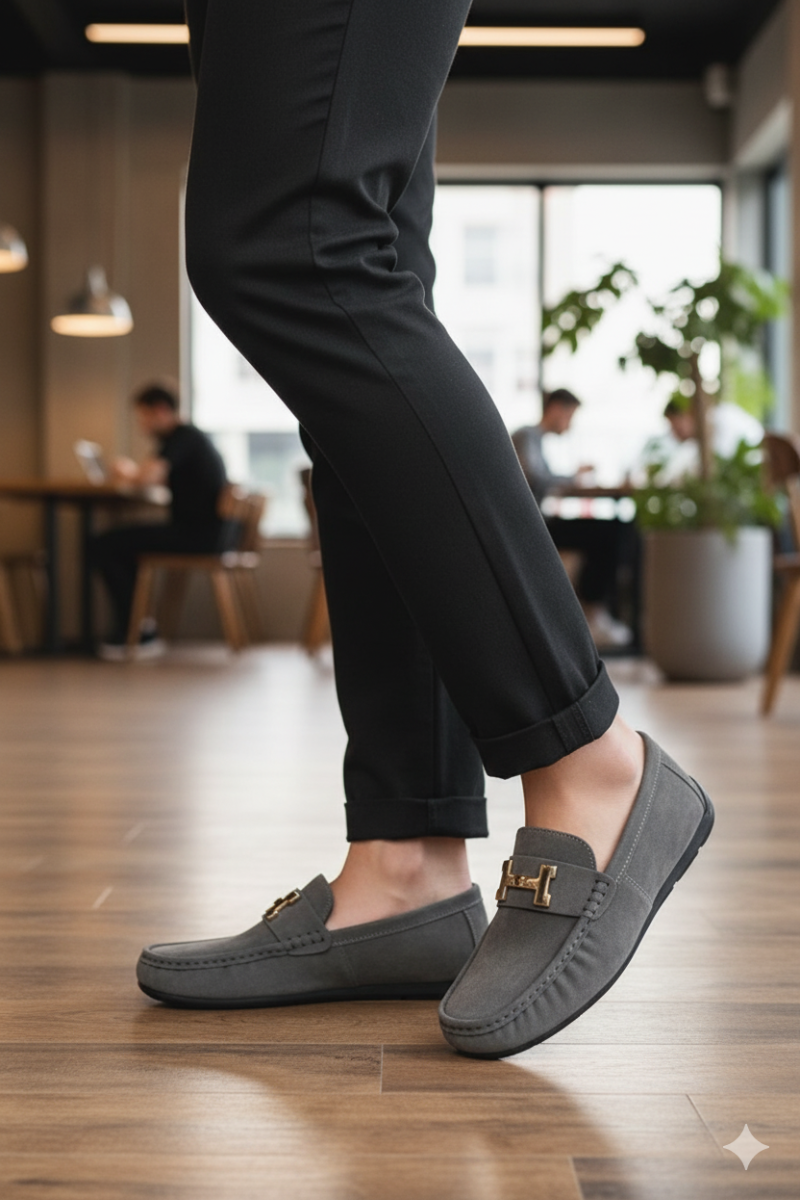 Mocassins Homme Suède Élégant & Confortable
