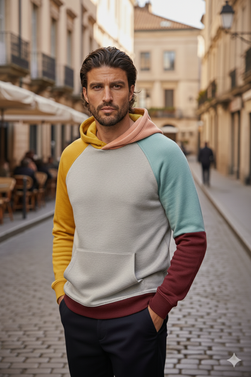 Hoodie Homme Coton Ultra-Doux & Coupe Ample