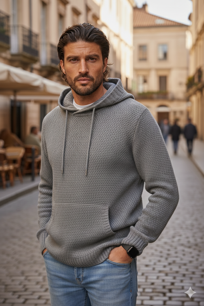 Sweat à Capuche Imprimé & Confortable Homme