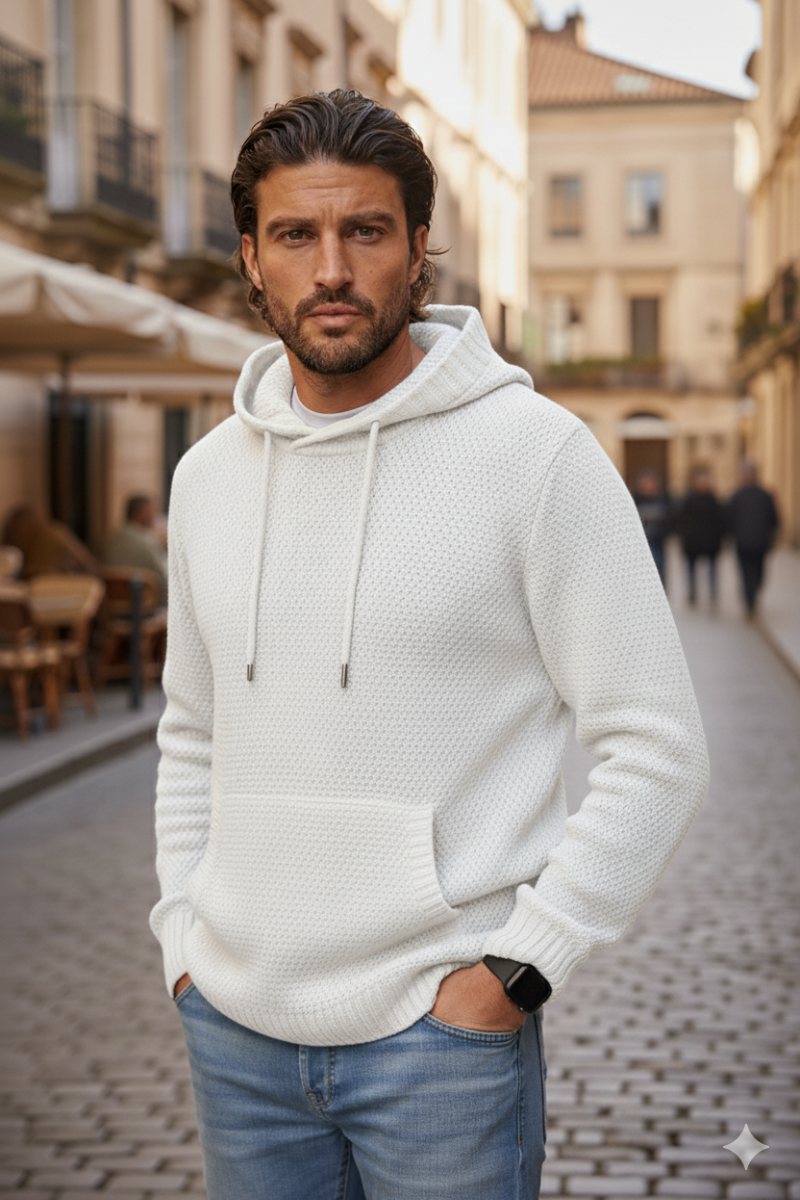 Sweat à Capuche Imprimé & Confortable Homme