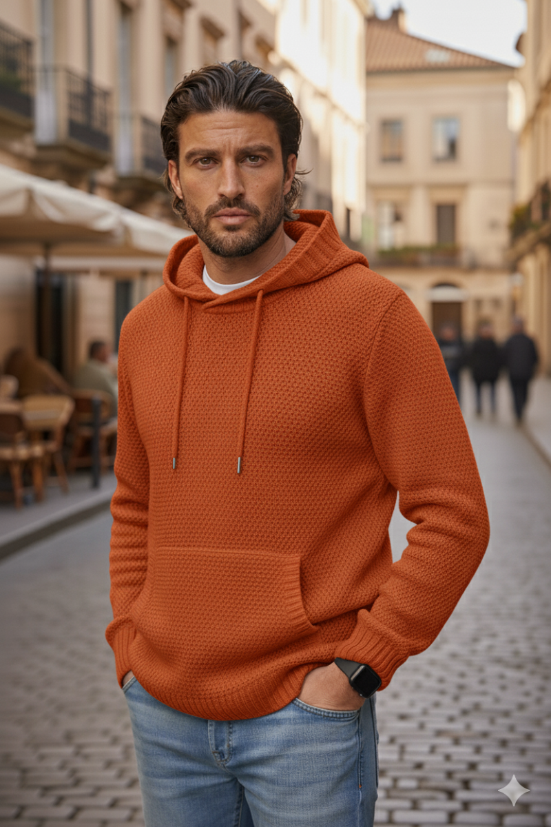 Sweat à Capuche Imprimé & Confortable Homme