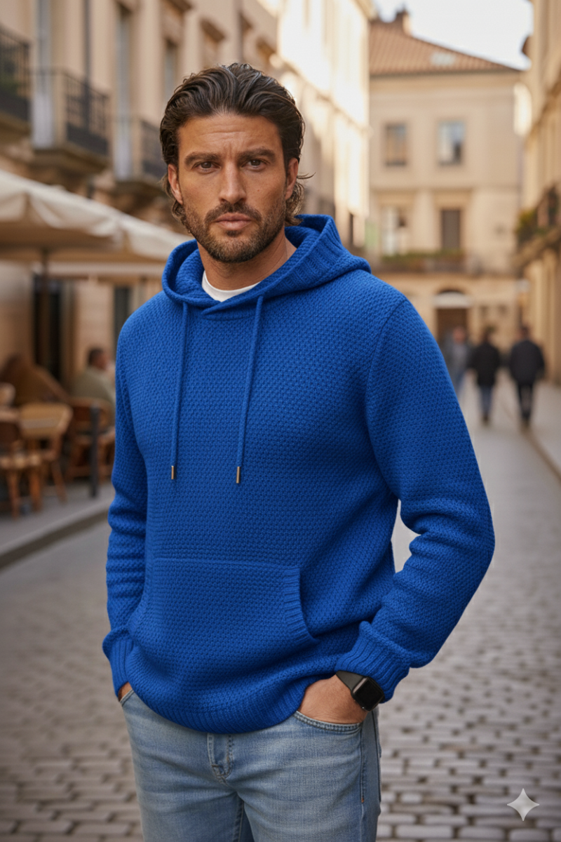 Sweat à Capuche Imprimé & Confortable Homme