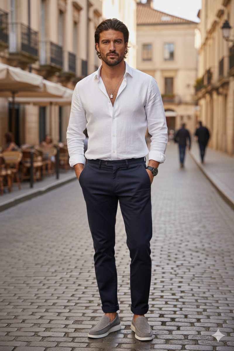 Mocassins Classiques Coupe Slim Homme