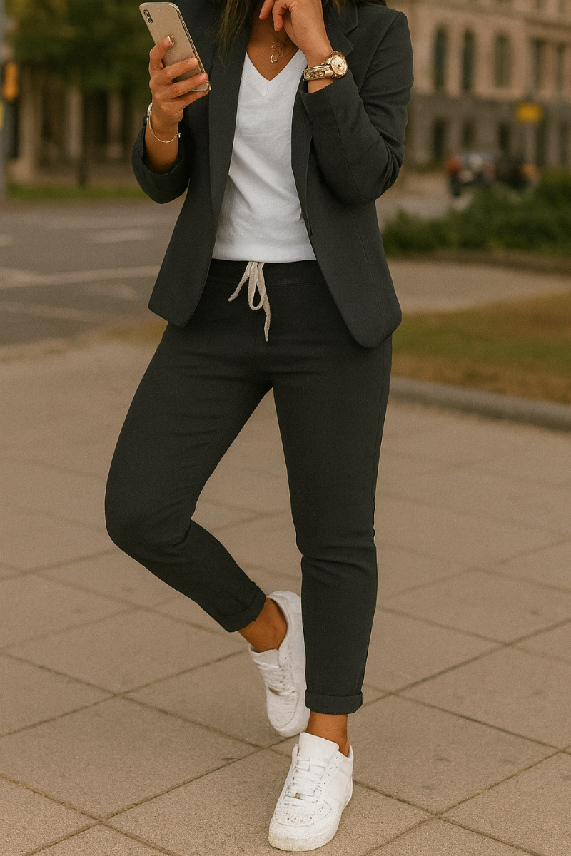 Ensemble Blazer & Pantalon Élégant Femme