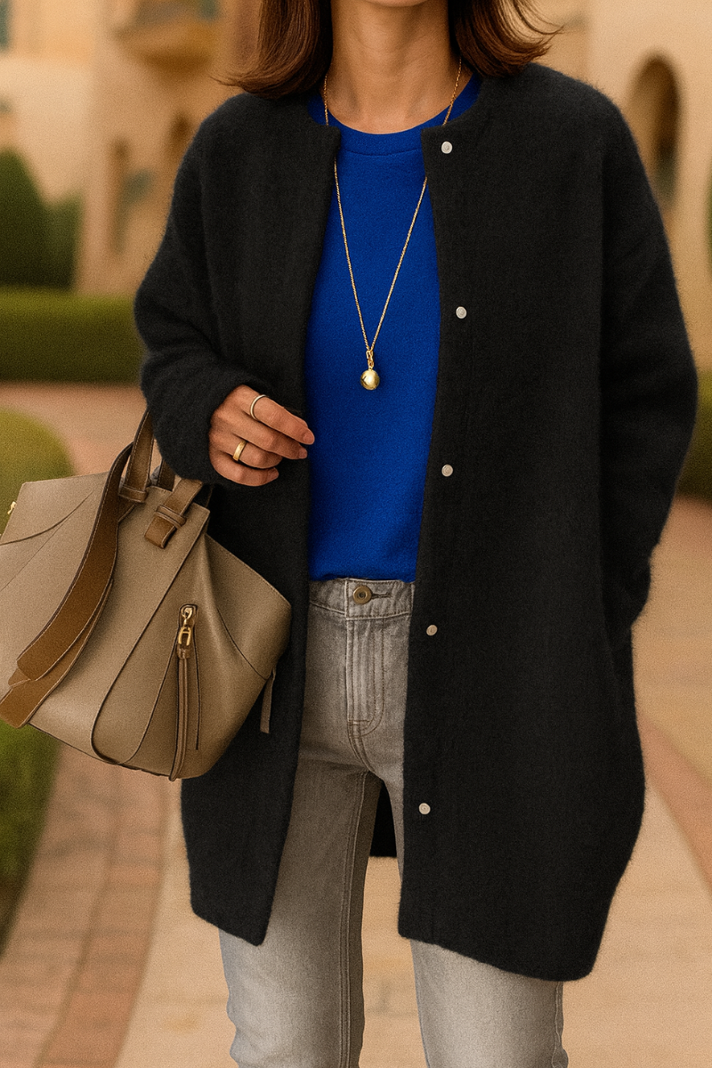 Cardigan Laine Luxe & Coupe Décontractée Femme