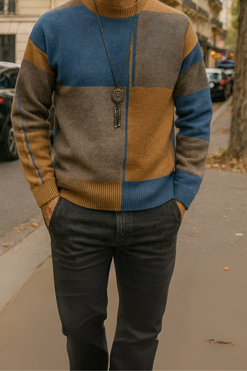 Pull Coupe Ample & Style Moderne Homme