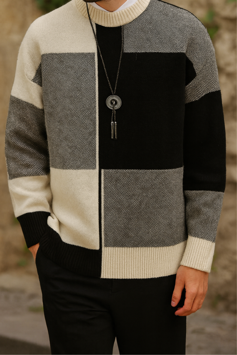 Pull Coupe Ample & Style Moderne Homme