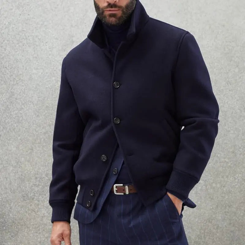 Veste Homme à Boutons en Laine