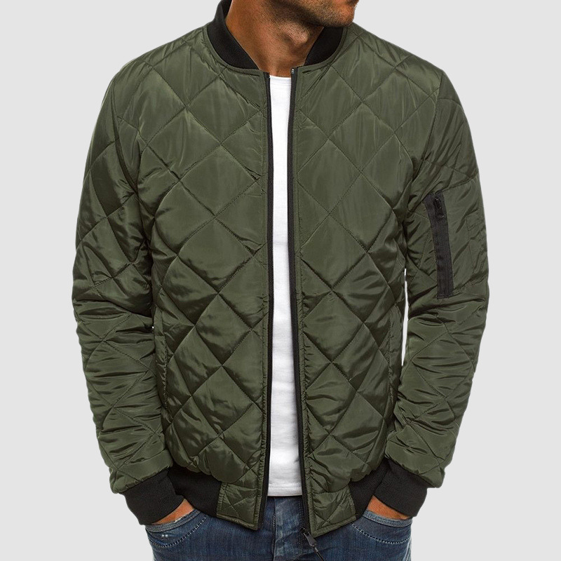 Veste Matelassée Zippée Homme