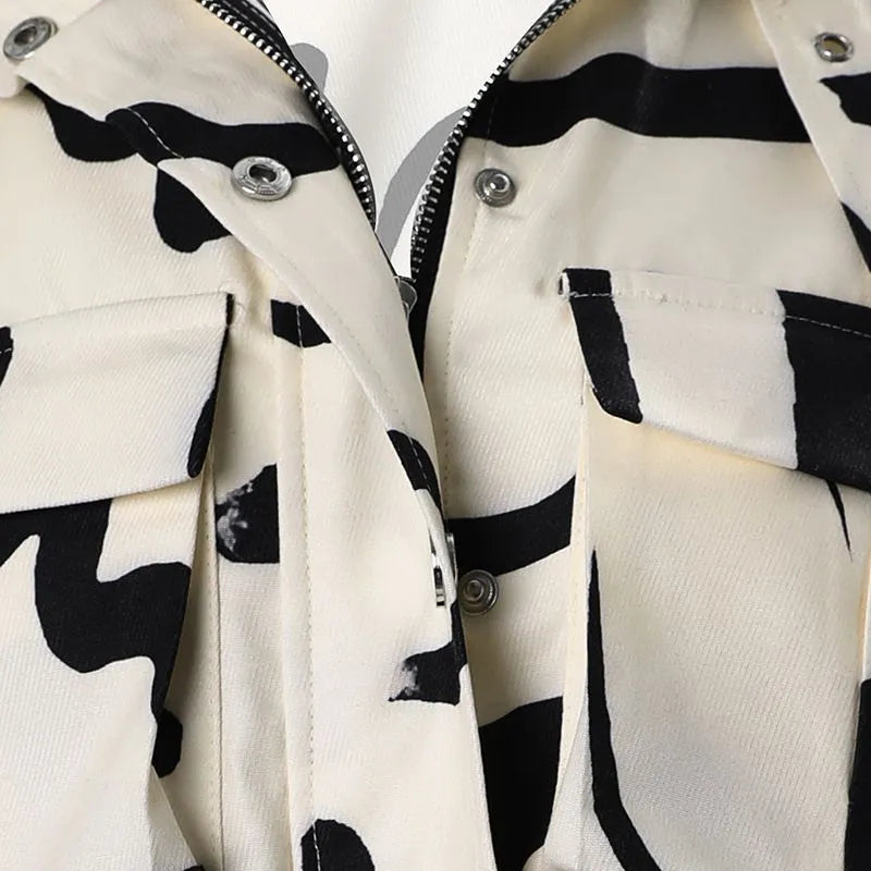 Veste Courte Style Utilitaire Femme