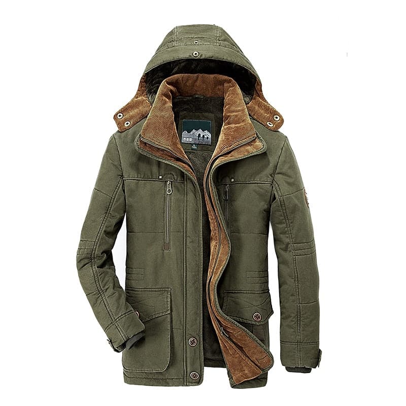Padded winter jacket with adjustable cuffs regular fit menswear
