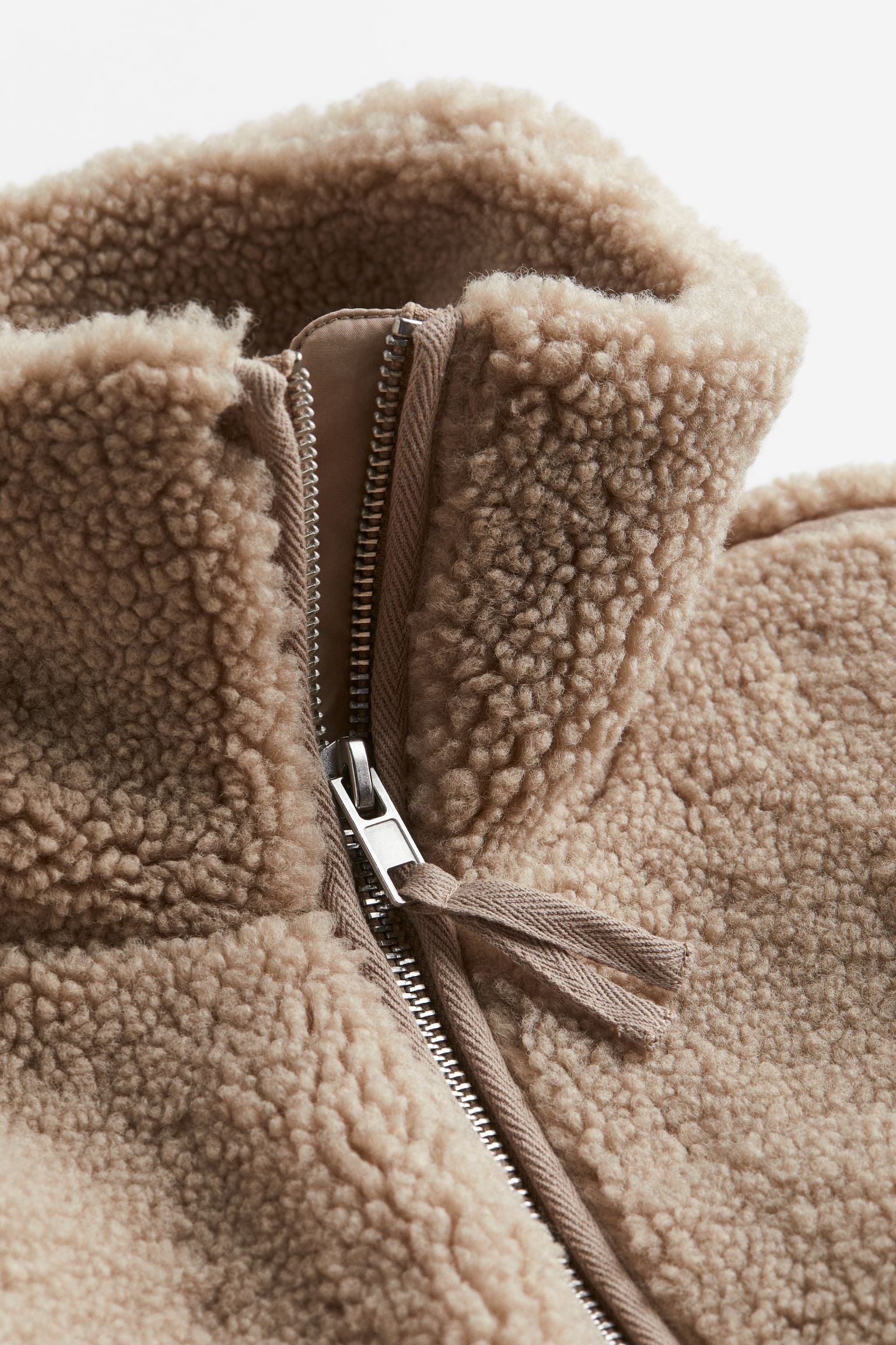 Veste en peluche pour femme