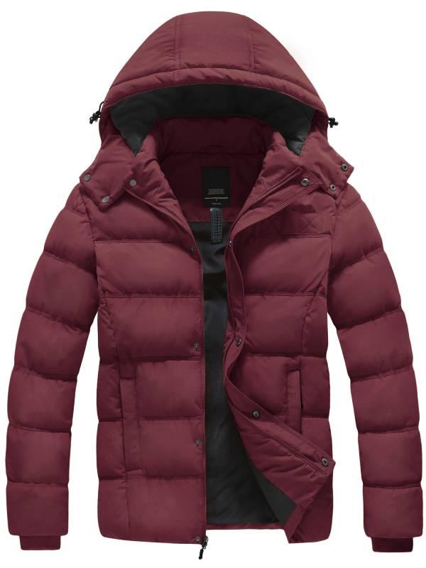 padded coat with weather resistant polyester finish