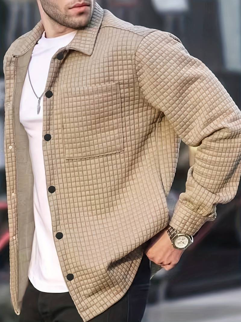 Veste gaufrée pour homme