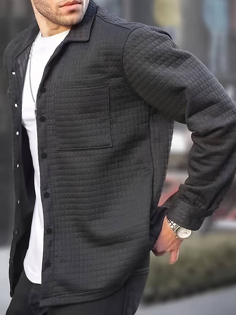 Veste gaufrée pour homme