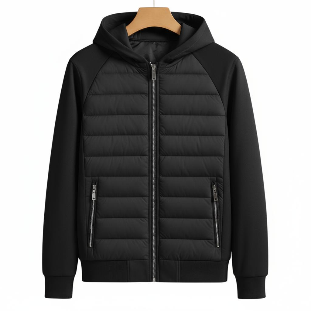 Veste Matelassée à Capuche pour Homme