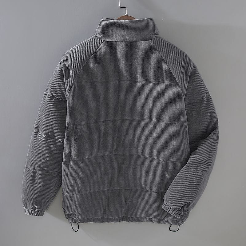 Veste Matelassée en Velours Côtelé Homme