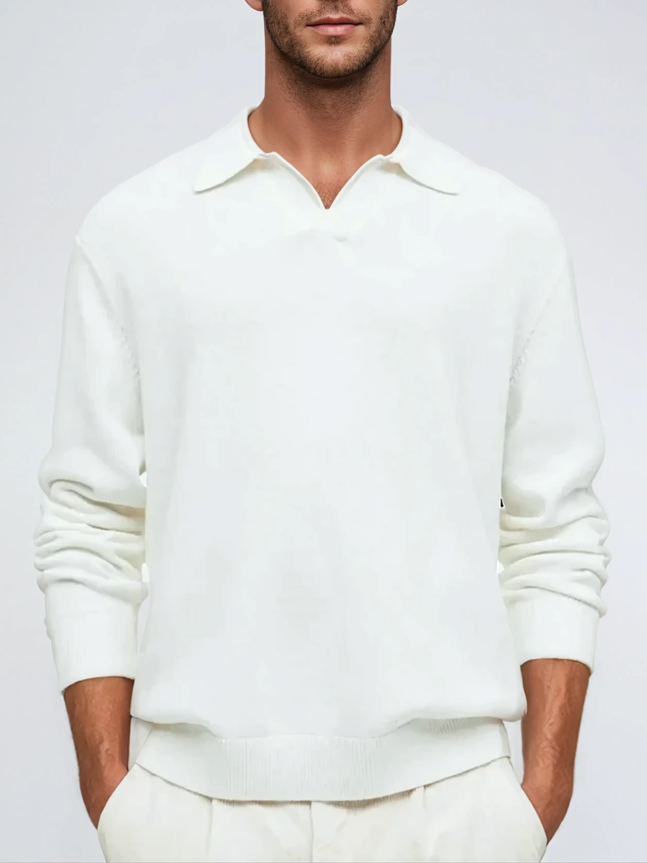 Men's Long Sleeve Polo Shirts