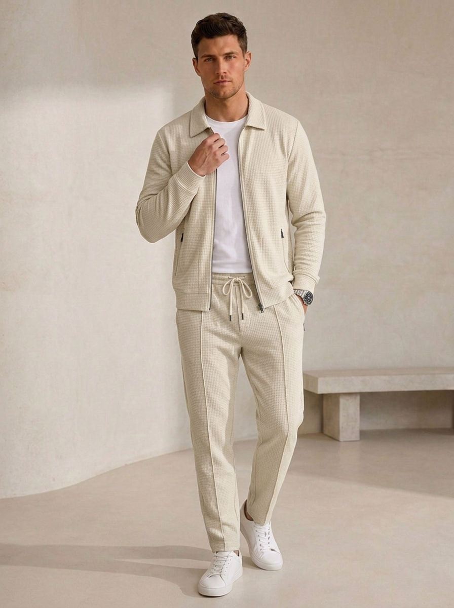 Men's matching tracksuit with side pockets
