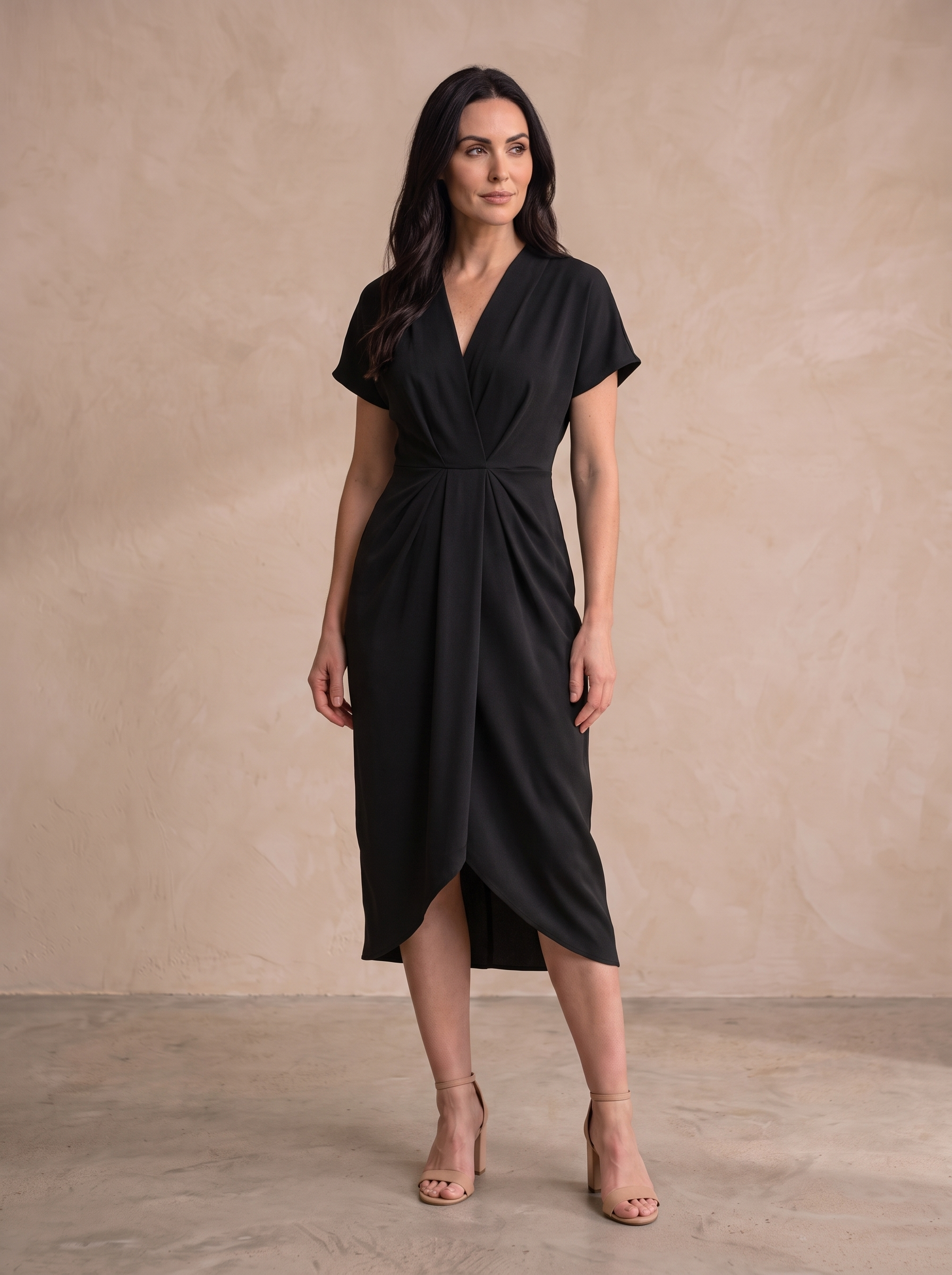 Women's wrap style dress