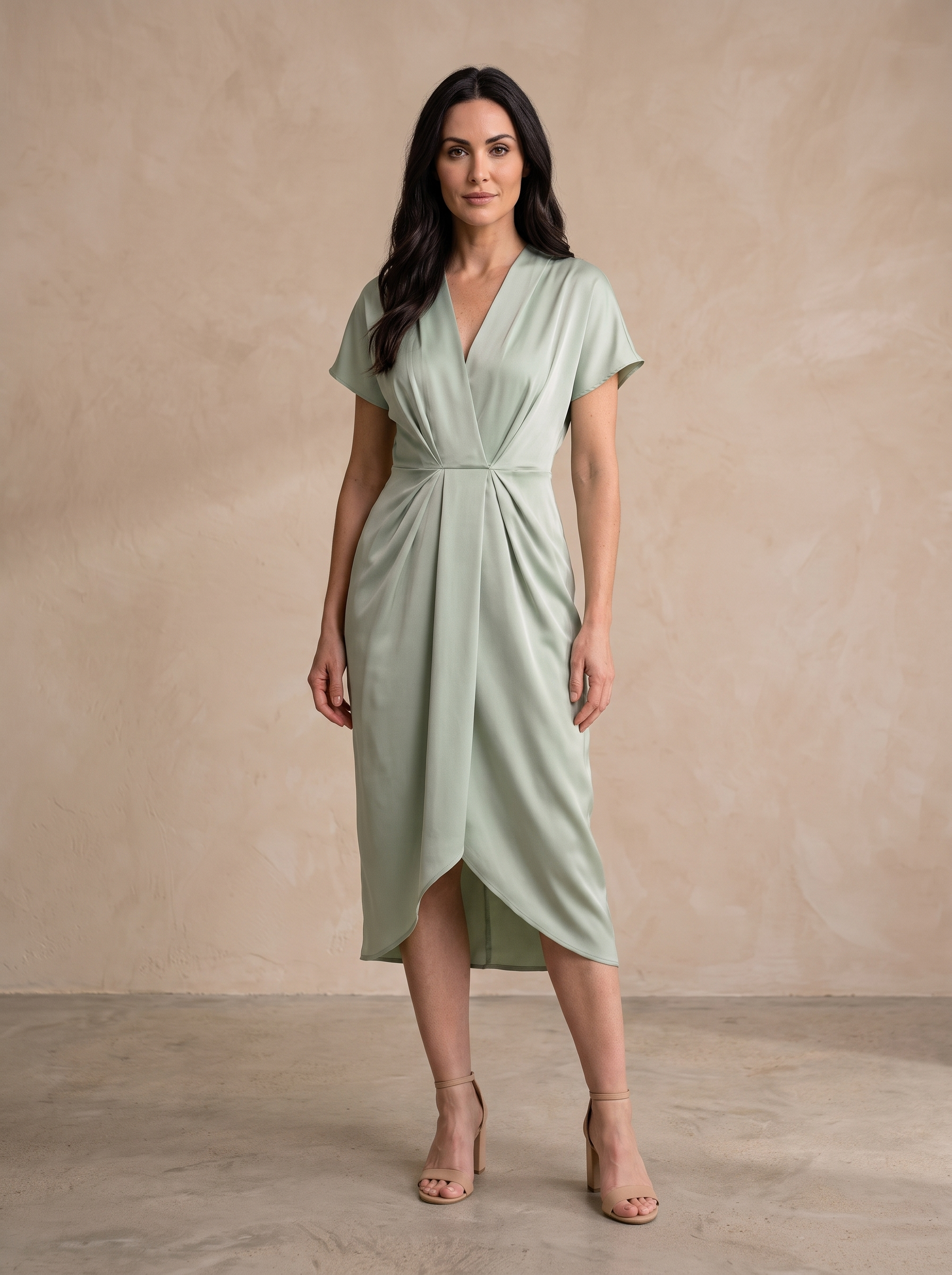Wrap dress regular fit women