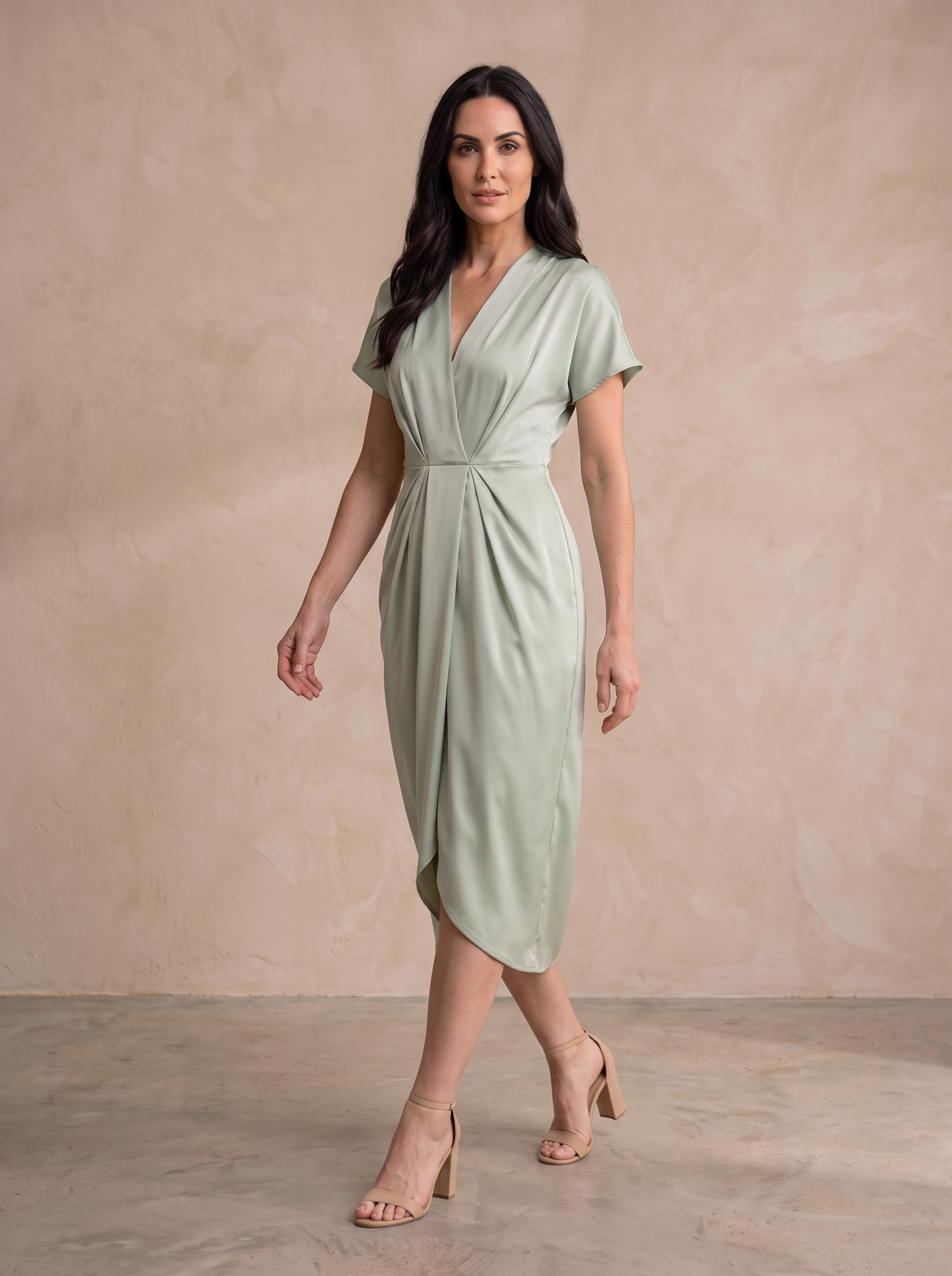 Women's regular fit wrap dress
