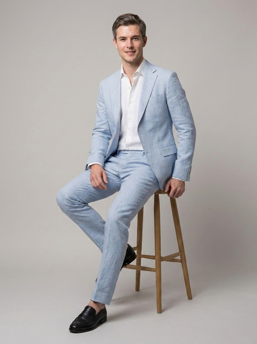 Men's coordinated jacket and trousers set