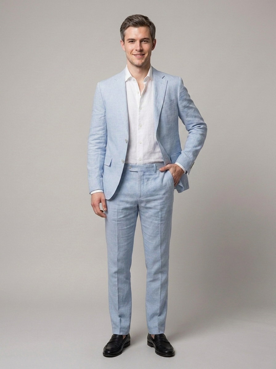 Regular fit suit set for everyday wear