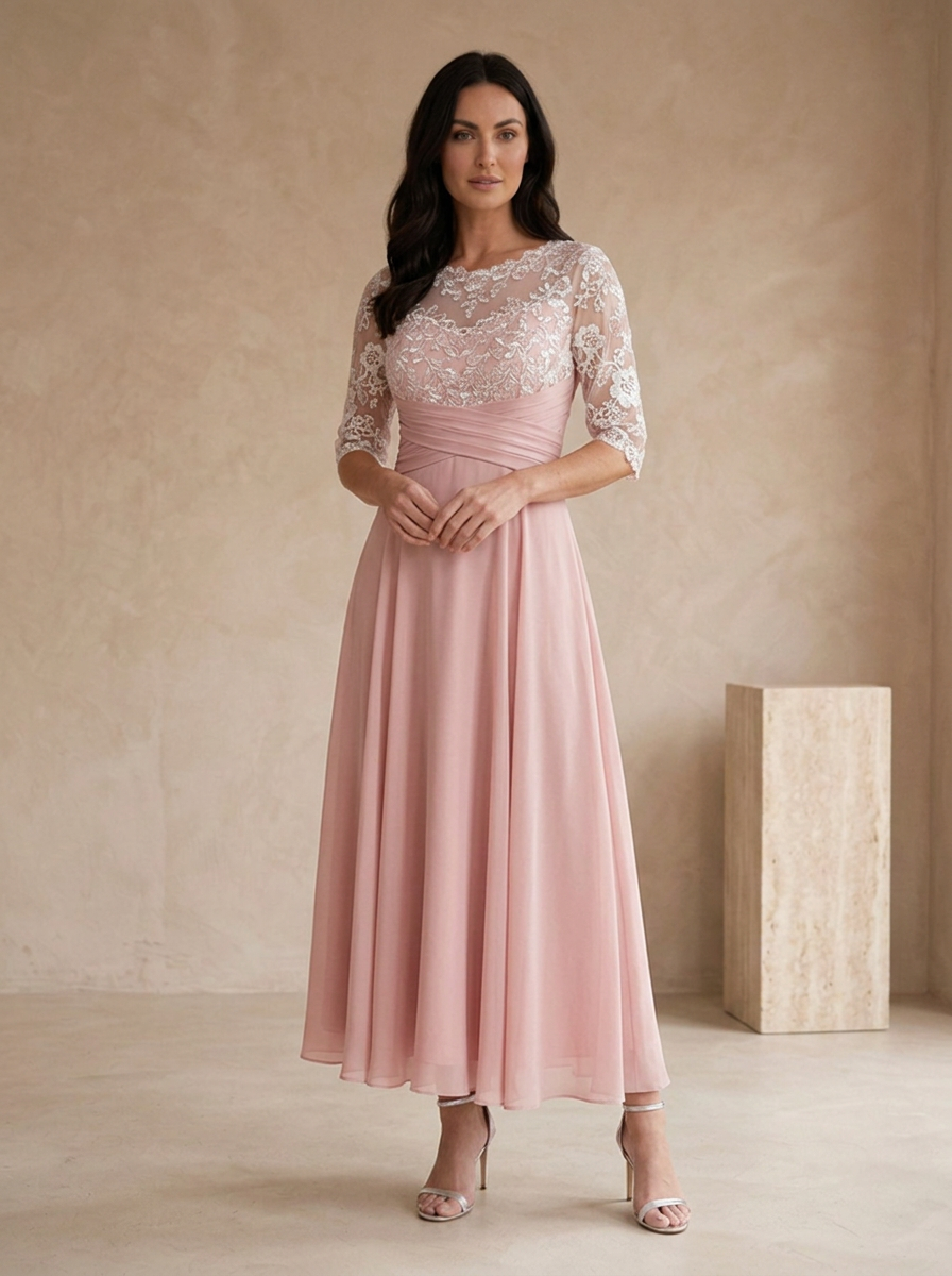 Full length A line dress for special occasions