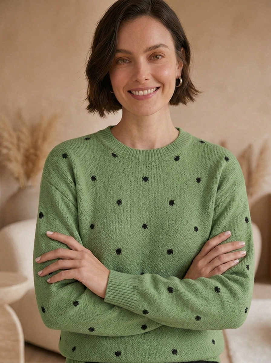 Patterned jumper for everyday wear