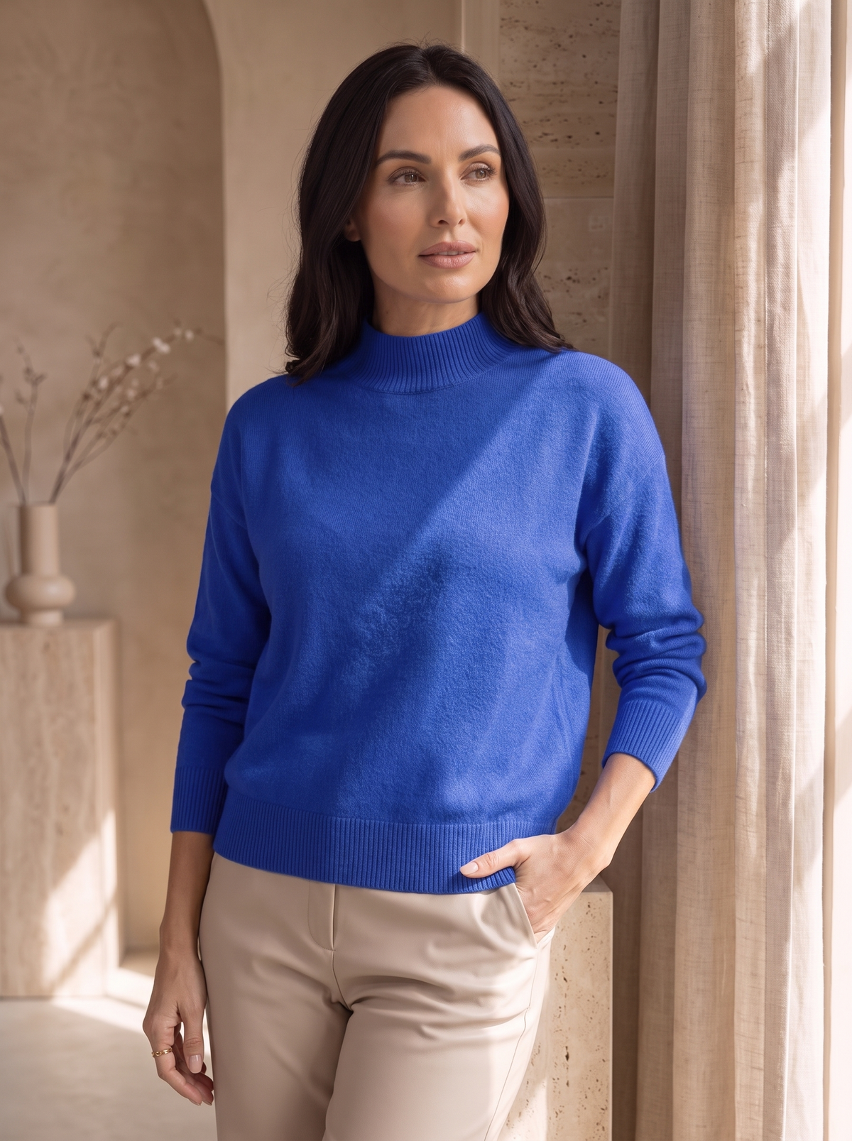 Women's casual knitted jumper