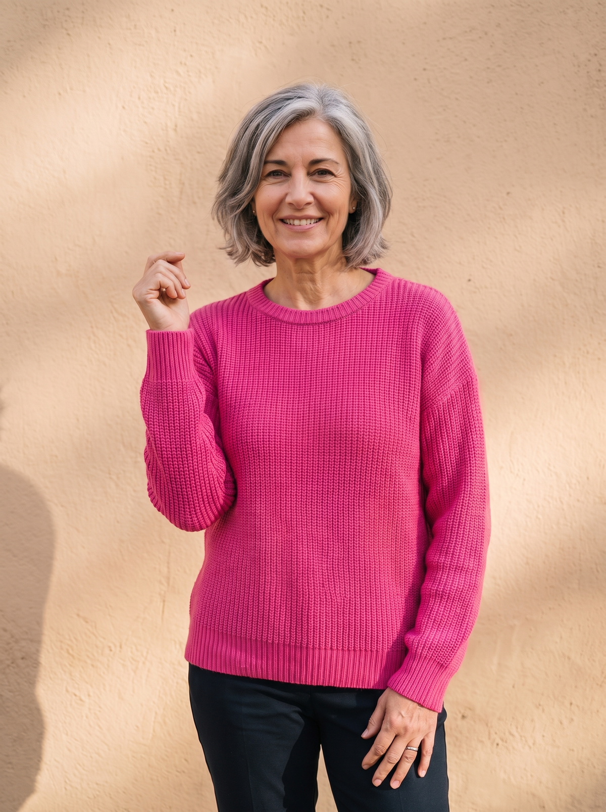 Women's chunky knit jumper