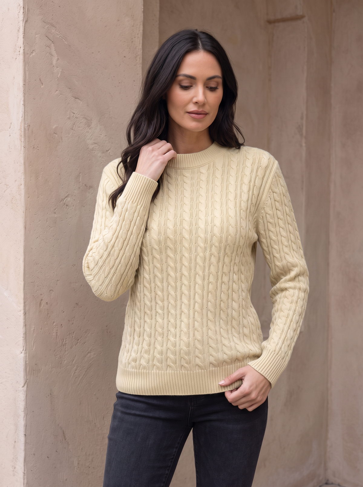 Women's casual wool jumper