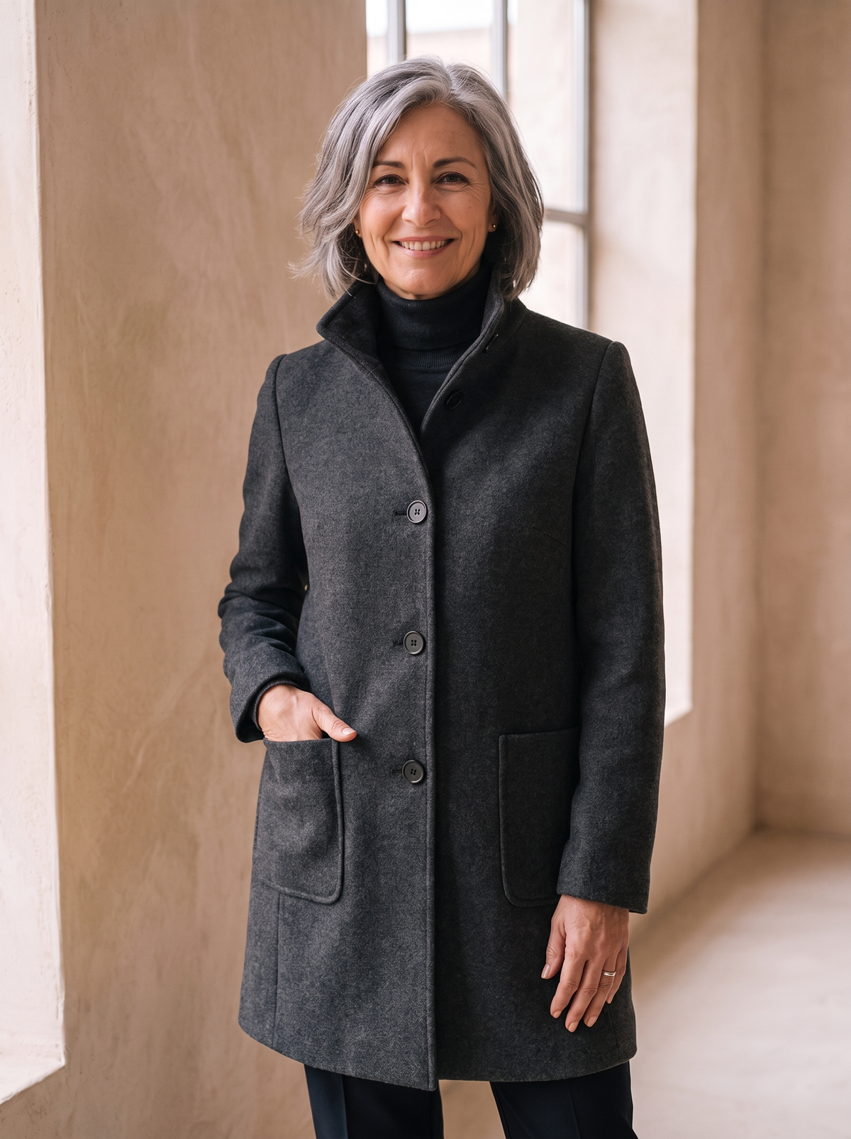 Tailored fit jacket for women