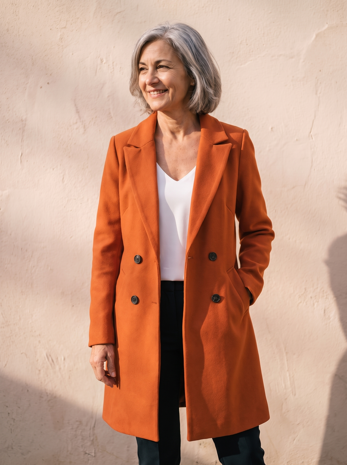 Women's long padded coat