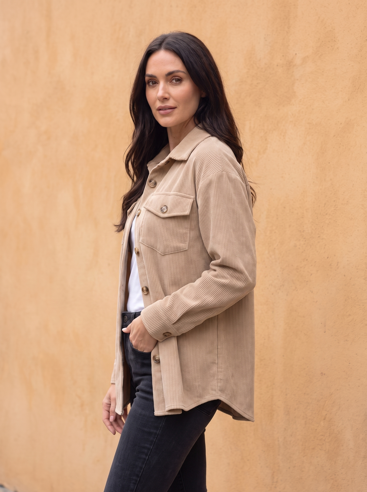Tailored blazer jacket women