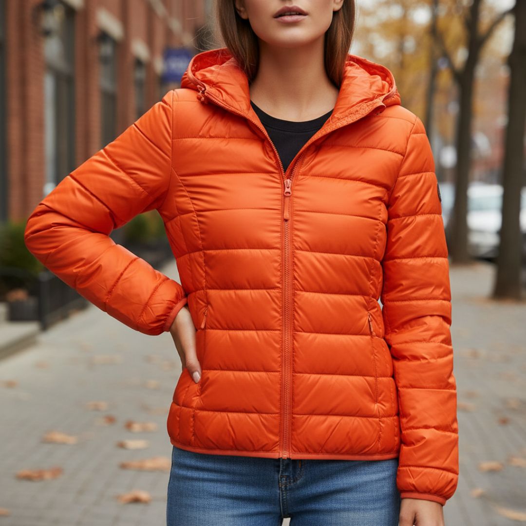 Veste Matelassée avec Capuche Femme