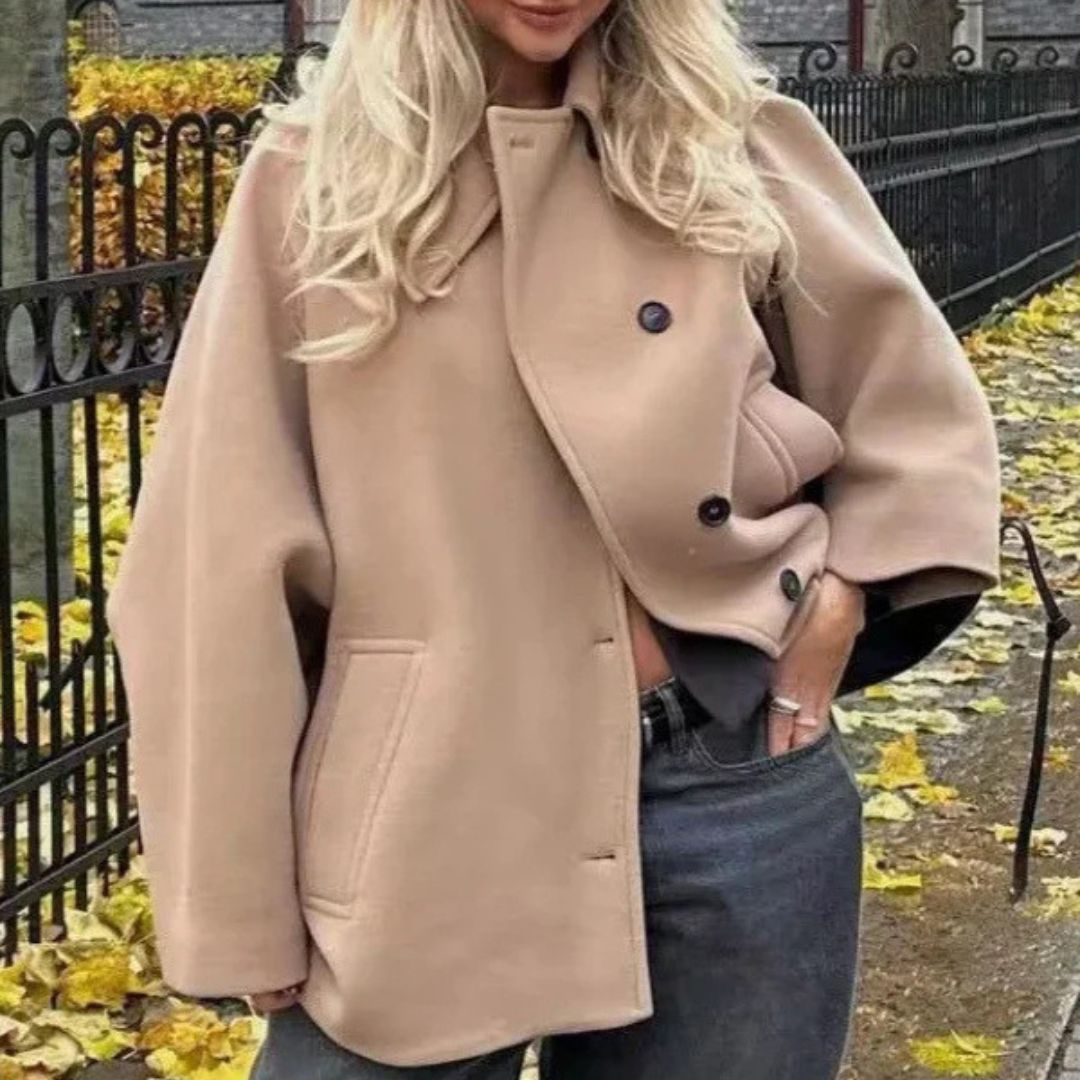 Veste Oversize En Laine Mélangée Pour Femme