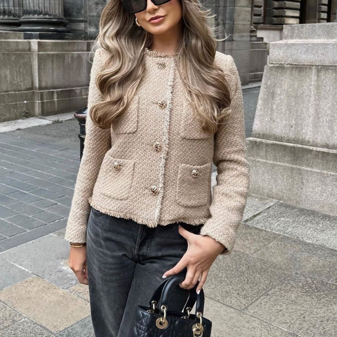 Veste à franges pour femme