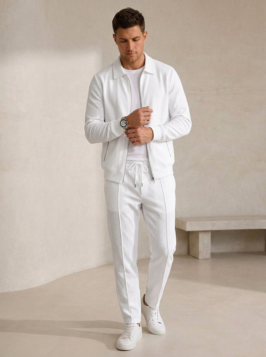 Cotton two piece set for travel and leisure